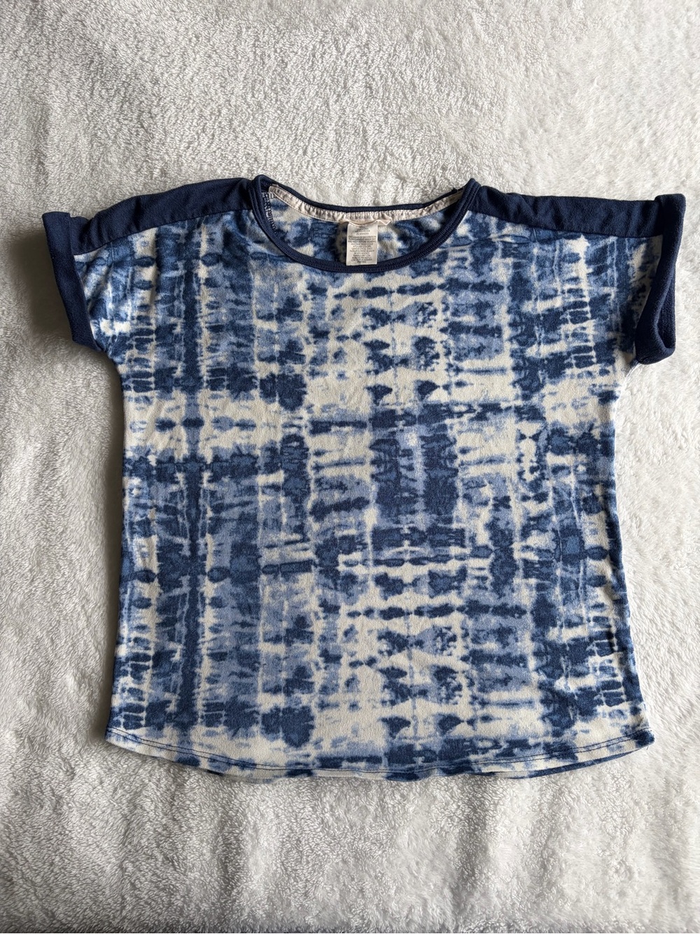Blue Tie-Dye Lucky Brand t shirt